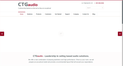 Desktop Screenshot of ctgaudio.com